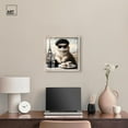 thumbnail image 3 of Cat in Paris Treats Shadowbox Print Fashion Art Prints by Art Remedy, Blonde Frame, 16 x 16, 3 of 7