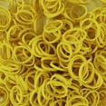 thumbnail image 4 of Amelia Beauty | 1/2in, Yellow, Elastic Rubber Band Pony Tail Holders | Made in USA, Ideal for Ponytails, Braids, Twists, Dreadlocks, Styling Accessories for Women, Men and Girls | 1000 Pack, 4 of 6
