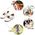 thumbnail image 5 of Toddler Little Girl Dress Shoes - Girl Mary Jane Flats Party School Wedding, 5 of 6