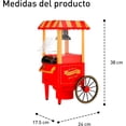 thumbnail image 2 of Máquina de Palomitas Bluelander, Diseño de Carrito, 110 V con Aire Caliente, 2 of 5