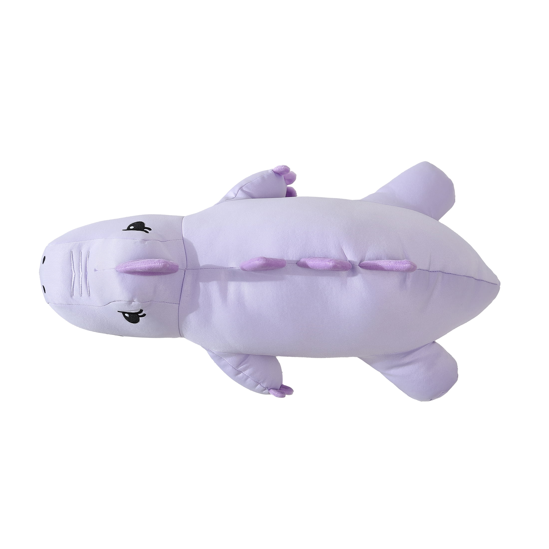 Your Zone Kids 23" x 7" Purple Dino Cooling Plush Pillow