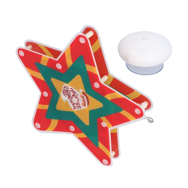 Lámpara LED de decoración de ventana navideña BuyWeek Luz colgante de estrella navideña LED