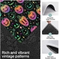thumbnail image 3 of Neon Halloween Pumpkins Pattern Kitchen Rugs Sets Of 3,Kitchen Runner Rugs Non Skid Washable,Decorative Kitchen Floor Mats for Kitchen,Sink,Laundry,17"x30"+ 17"x47" + 17"x59", 3 of 6