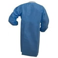 thumbnail image 3 of EOM Distributors High Performance SMS Disposable Lab Coat With Knit Cuffs and Collar, 3 Pockets Thigh Length Pack of 10, Size 2X-Large, 3 of 3