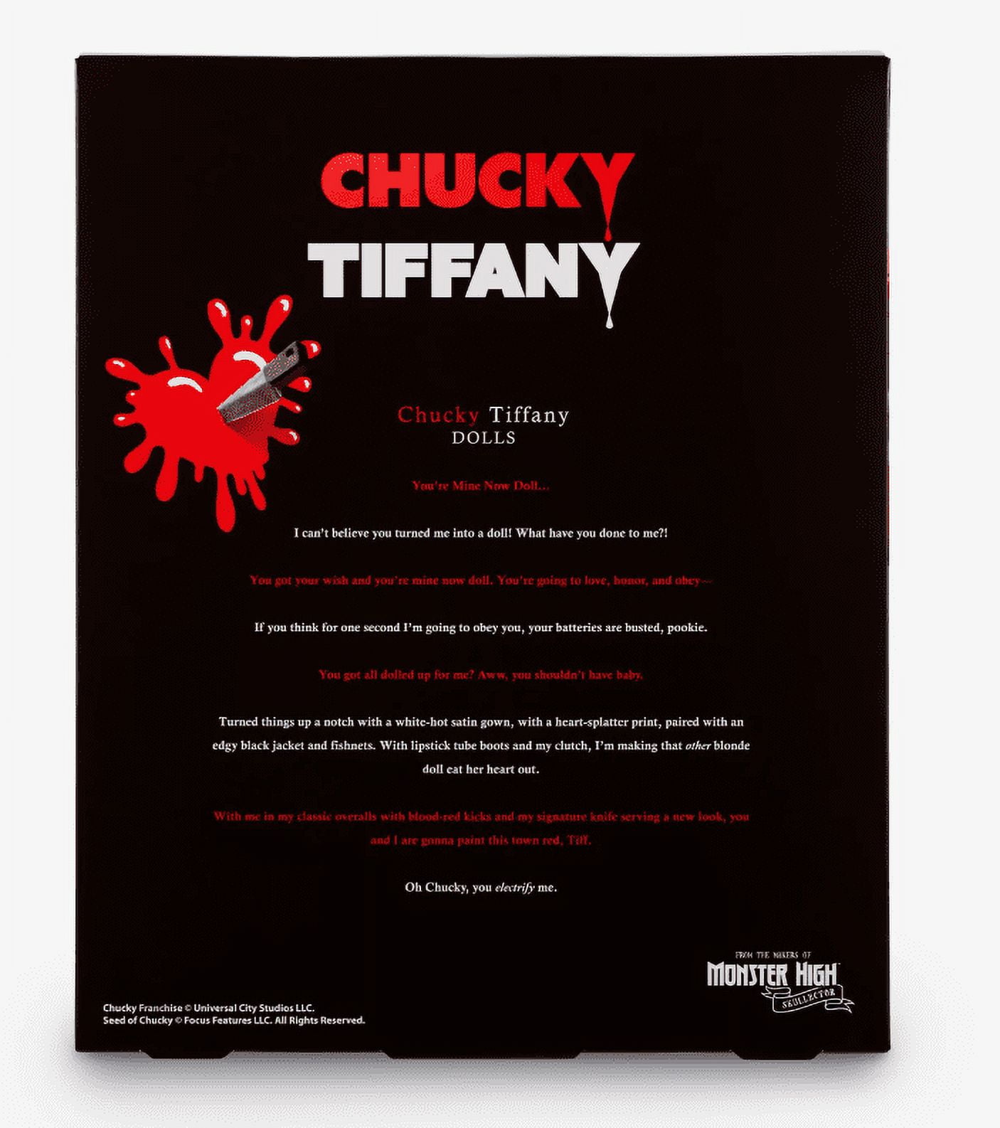 Monster High Skullector Chucky and Tiffany Doll 2-Pack (2023 Release)