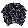 thumbnail image 1 of 24 hojas luminosas pegatinas para decoración de uñas calcomanías flor patrón de mariposas decoración DIY, 1 of 7