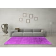 thumbnail image 3 of Ahgly Company Indoor Round Oriental Pink Industrial Area Rugs, 7' Round, 3 of 4