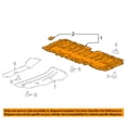 thumbnail image 3 of For 17-19 Cruze Hatchback Front Engine Splash Shield Undercar Cover Deflector, 3 of 5