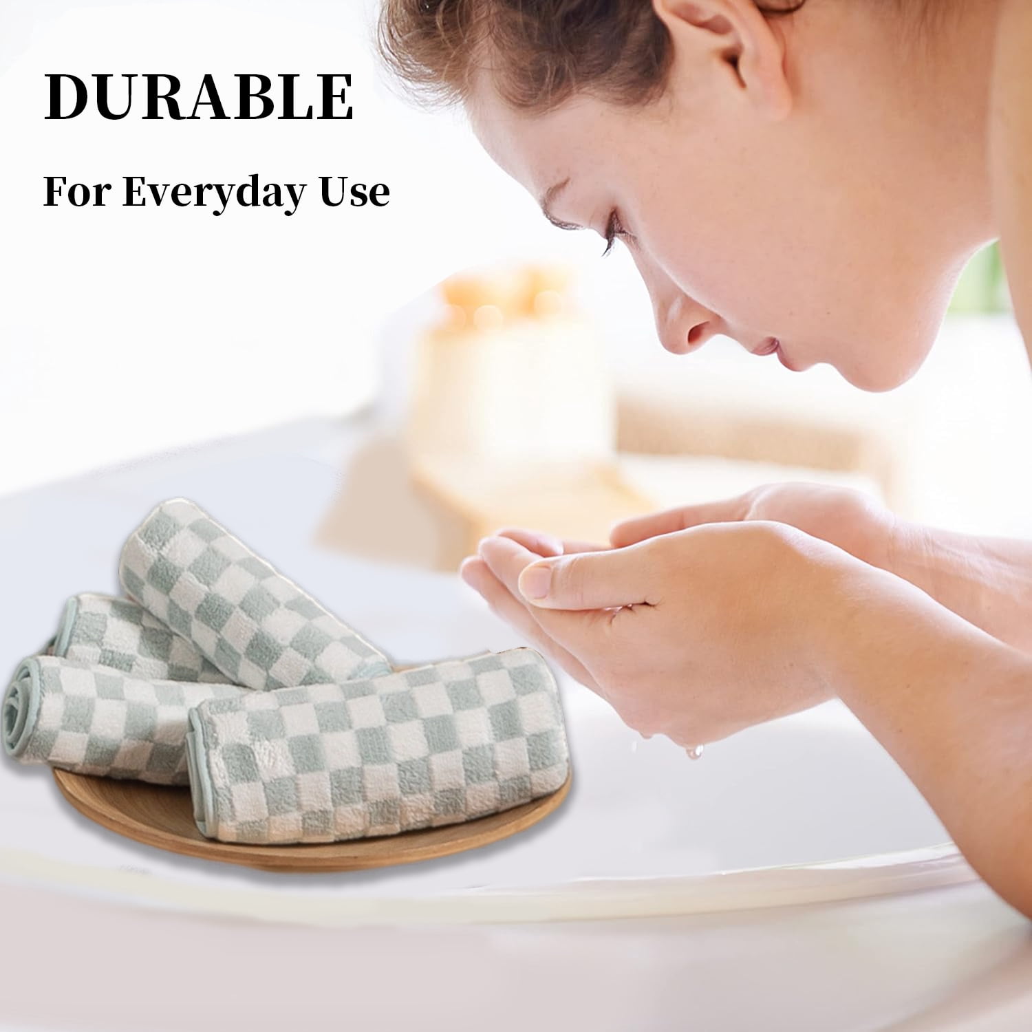 Beartech 12 Piece Microfiber Bath Towel Set:4 Bath Sheet Towels,4 Hand,4 Washcloths Ultra Soft & Absorbent,Quick Dry & Less Lint Shower Towels Set For Bathroom Hotel-Mint Green