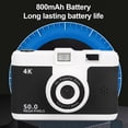 thumbnail image 5 of Xirurus Digital Camera 1080P 50MP HD Dual Lens Wireless 16X Digital Zoom Anti Shake Compact Point and Shoot Vlogging Camera with MP3 Games for Photography Video, Black (4.33 inches / 11 cm), 5 of 9
