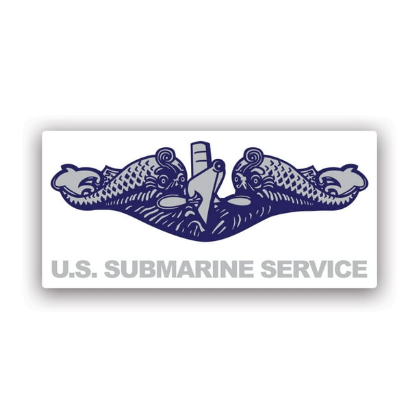 Submarine Warfare Dolphins Sticker Decal Self Adhesive Vinyl