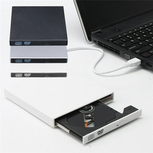 Walbest USB 2.0 External CD DVD Optical Drive, Portable DVD/CD Drive