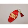 thumbnail image 2 of Personalized Keychain Retro Motel Keychain Gifts for Women Bridesmaid Keychain, 2 of 5