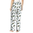 thumbnail image 3 of Xecao Colorful Grass Women's Straight Lounge Pajama Pants: The Epitome of Relaxed Sleepwear, 3 of 9