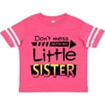 thumbnail image 3 of Inktastic Don't Mess with My Little Sister Boys or Girls Toddler T-Shirt, 3 of 5