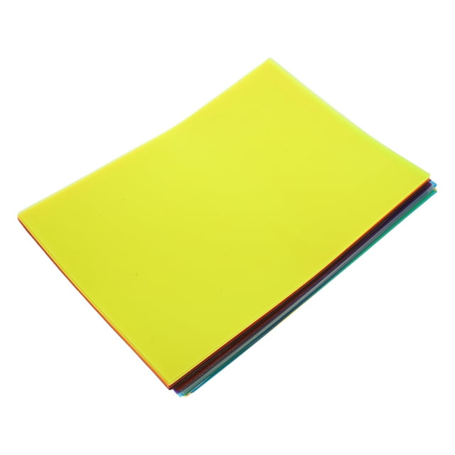 HONMEET Colored Plastic Cellophane Sheets Wrap Paper for Home Art Projects and Versatile Decoration Uses