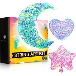 KidEwan String Art Kit for Kids, Arts and Craft Kits for Teens, Makes 3  Large String Art Boards, Christmas Birthday Gifts for Girls Boys Ages 6+, 3