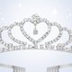thumbnail image 5 of Delicada tiara con corona de diamantes de imitación brillantes para boda, novia, graduación y peine (plateada), 5 of 7