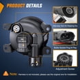thumbnail image 3 of Conjunto de faros antiniebla Nilight compatible con Honda Civic, 3 of 8