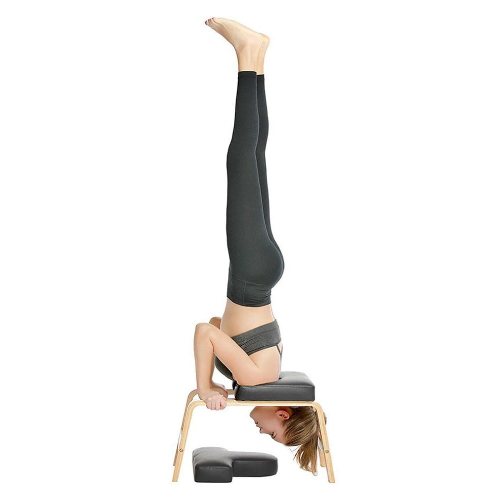 Yoga Headstand Inversion Bench Chair Fitness Training Equipment Home