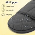 thumbnail image 4 of Espuma viscoelástica House Slippers Besroad para hombre, color gris oscuro, 4 of 6