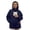 Navy, variant on Shadoumai Cat Pouch Hoodie For Women Kangaroo Pocket Dog Pouch Sweatshirts Pet Carrier Animal Holder Long Sleeve Pullover Tops
