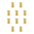 thumbnail image 1 of Speravity Bisagras Puerta Conector Hardware Artesanía Muebles Cerradura Bisagra plana lisa para gabinete Cajón de casa Persiana / 3.5in Latón Ciego/3.5 pulg. Latón 10Conjunto, 1 of 6