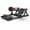 Glute Bridge-Red/ Black Plate 220lbs, variant on Hip Thrust Machine, 800LBS Plate-Loaded Glute Drive Band Peg, Heavy Duty Glute Bridge Machine with Weight Holder for Home Gym, Home Workout Equipment for Glute Muscles Building
