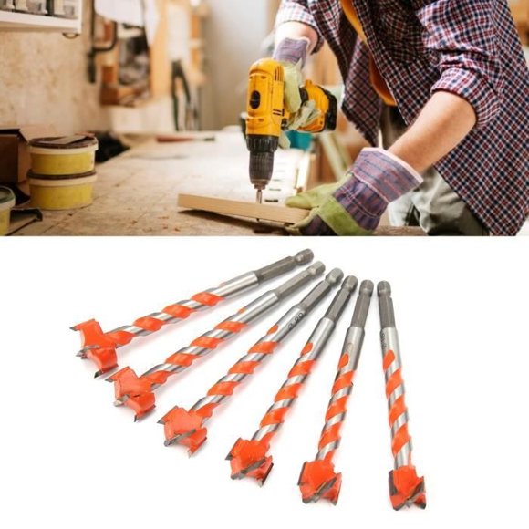 Hole Saw Bit Set - Shipenophy - Carpenter's Hole Opener - Orange - Tungsten Carbide