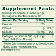 Spring Valley Collagen Peptides Type 1 & 3 Dietary Supplement Powder for Hair/Skin/Nails, 9 oz