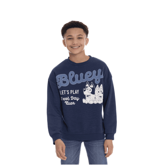 Bluey Boys Crewneck Sweatshirt (Large)