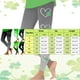 thumbnail image 5 of Gibobby Mallas Afelpadas Color Polainas deportivas estampadas para el día San Patricio, moda informal para mujer, polainas yoga informales（Beige， XL), 5 of 5