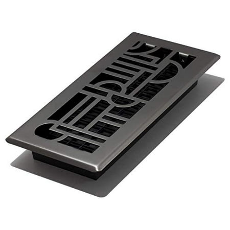

Decor Grates ADH410-GM Floor Register 4x10 Gun Metal
