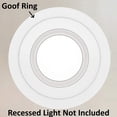 thumbnail image 4 of Paquete de 10 anillos embellecedores de color blanco brillante para latas empotradas de 10 pulgadas, iluminación descendente, diámetro exterior de 10 pulgadas, diámetro interior de 6,2 pulgadas, 4 of 5