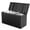 Black, variant on 90 Gallon Outdoor Garden Storage Box with Wheels, Weatherproof UV-Resistant Plastic, Lockable Design, Moulded Handles, Large Deck Box for Patio Cushions Tools Toys BBQ Supplies