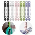 thumbnail image 4 of Reusable Wall Mounted Silicone Cable Ties Suction Cup Cord Winder Organiser Set, 4 of 10