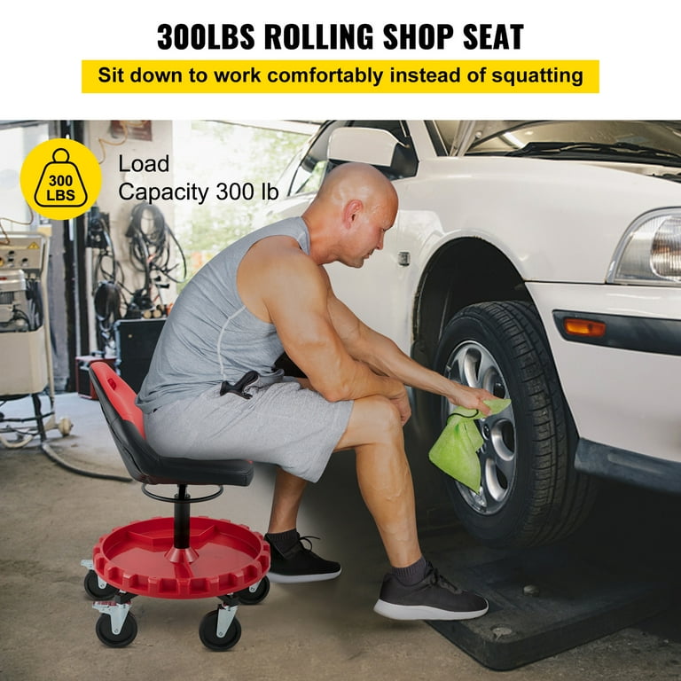 KFFKFF Rolling Work Bench Car Crawling Bench Adjustable