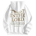 thumbnail image 4 of Women's Christian Hoodies Faith Trust In The Lord Graphic Long Sleeve Hooded Sweatshirts 2026 Trendy Casual Loose Spring Clothes, 4 of 4