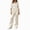Beige sets for women #2, variant on Xinoom Women's 2 Piece Satin Matching Set, Lapel Button Down Shirt & Drawstring Wide Leg Pants, Elegant Casual Outfit, Gift for Ladies, Dinner Gathering Beige,L
