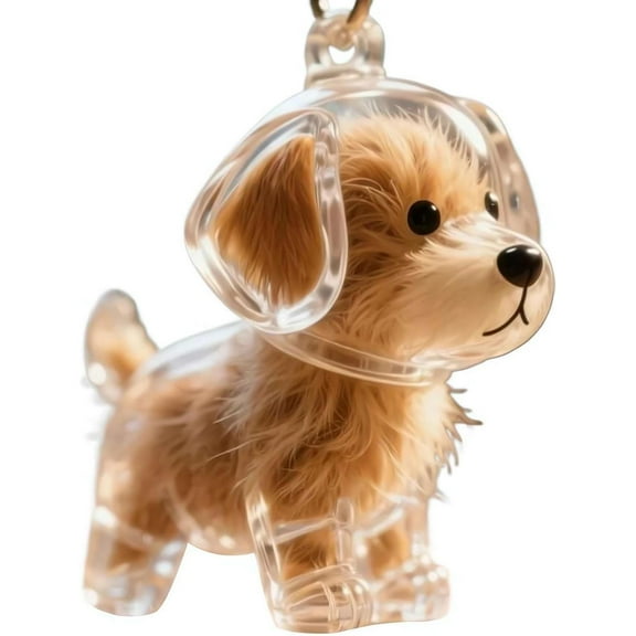 Dog Hair Memory Capsule Ornament, Dog Hair Collector Keychain, DIY Pet Furs Collection Keychain, Capsule for Storing Pet Fur A