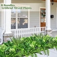 thumbnail image 2 of Scidweet Artificial Plants Outdoor, 8 Pcs Faux Fake UV Resistant Greenery Large Bunches Plastic Plants for Outside Spring Summer Patio Garden Porch Yard Home Decor, 2 of 7