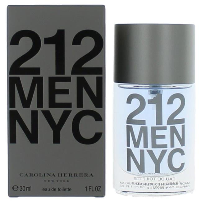 Carolina Herrera 212 Eau de Toilette Cologne for Men, 1 Oz Mini & Travel Size