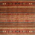 thumbnail image 1 of Ahgly Company Machine Washable Indoor Square Contemporary Bronze Brown Area Rugs, 9' Square, 1 of 7