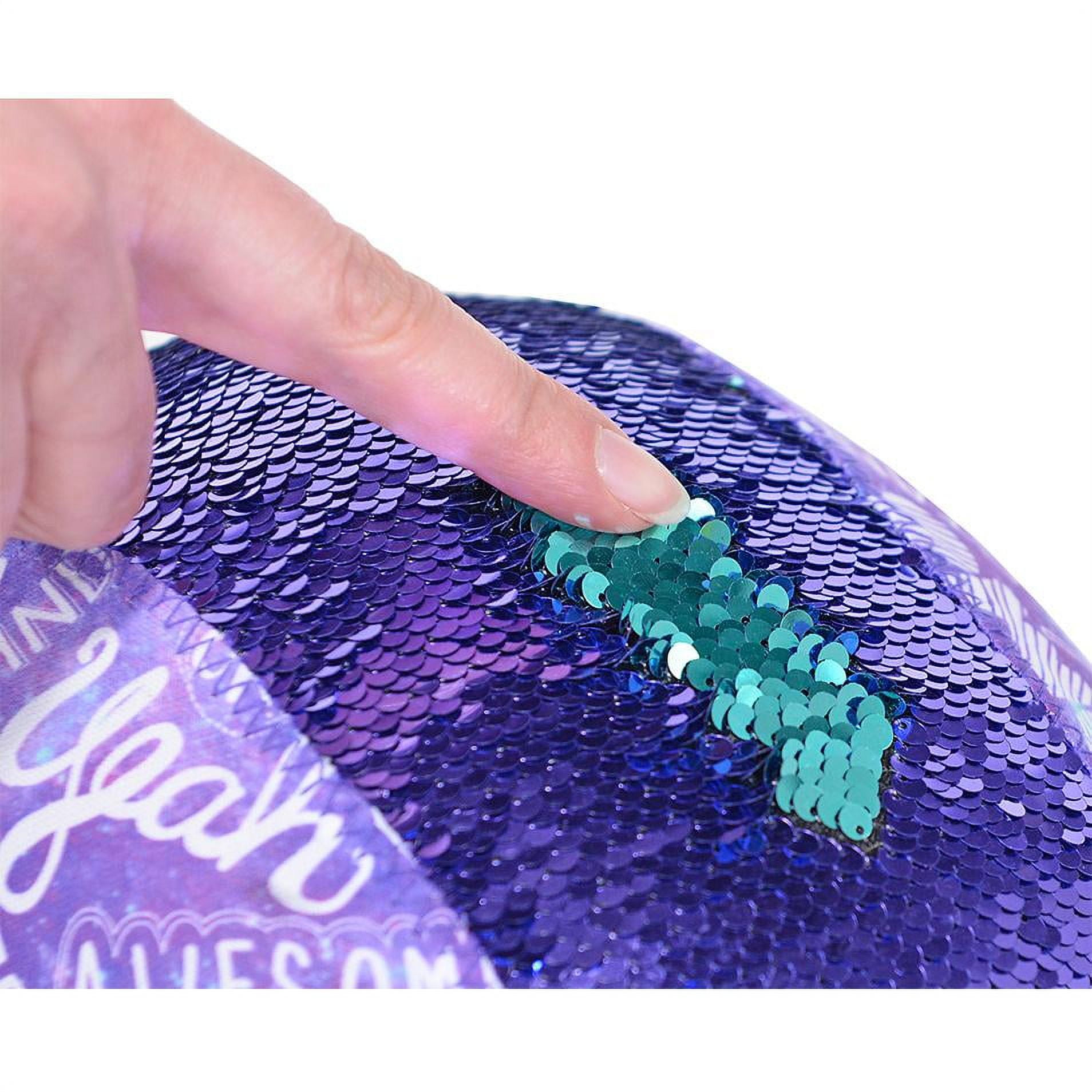 LittleMissMatched Magic Sequin Multi-Sport Teen Female Helmet , Purple