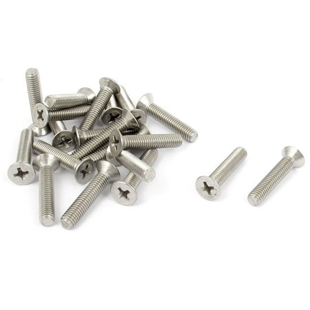 

M5 x 25mm Metric Flat Head Countersunk Bolts Machine Screws 20pcs