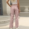 thumbnail image 5 of Women's High-Waisted Wide-Leg Overalls with Pockets - Loose Hiking Pants for Outdoor Comfort, 5 of 9