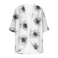 thumbnail image 5 of Guluxicc Women Floral Kimono Cardigan Open Front Lightweight Boho Beach Cover Up Casual Loose Summer Vacation Cardigans, 5 of 5