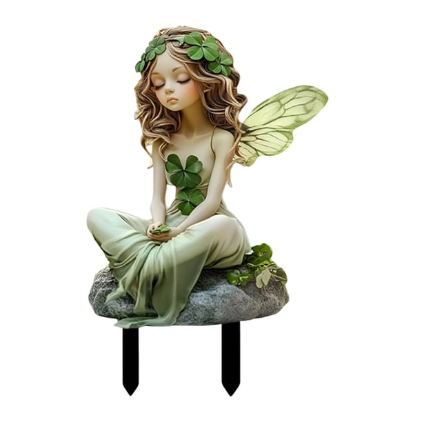 Estaca decorativa para jardín de hadas, 2D, resistente, accesorio para jardín de hadas, decoración de jardín, accesorios para césped