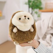 Chubby Hedgehog Stuffed Animal-Fluffy Soft Stuffed Hedgehog Plush Toy Cute Creativity Birthday Gift