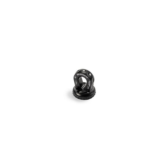 Factor 55 Winch Cable Shackle Mount 00355-04 Splicer XTV; Fits Up To 5/16 Inch Diameter Synthetic Winch Ropes; 16 000 Pounds Capacity; Black; Single